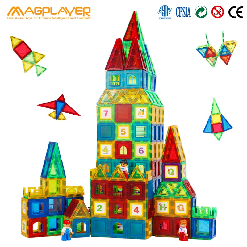 Magnetic Building Blocks Construction Set Child Toy Magnet Constructor