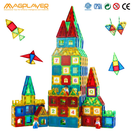 Magnetic Building Blocks Construction Set Child Toy Magnet Constructor