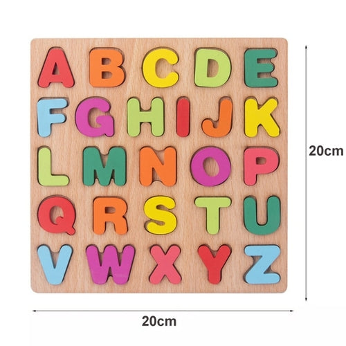 Montessori Baby Toys Kids 3D Wooden Puzzles Early Learning Baby Games