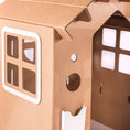 Load image into Gallery viewer, Cardboard playhouse WONDERLAND Natur
