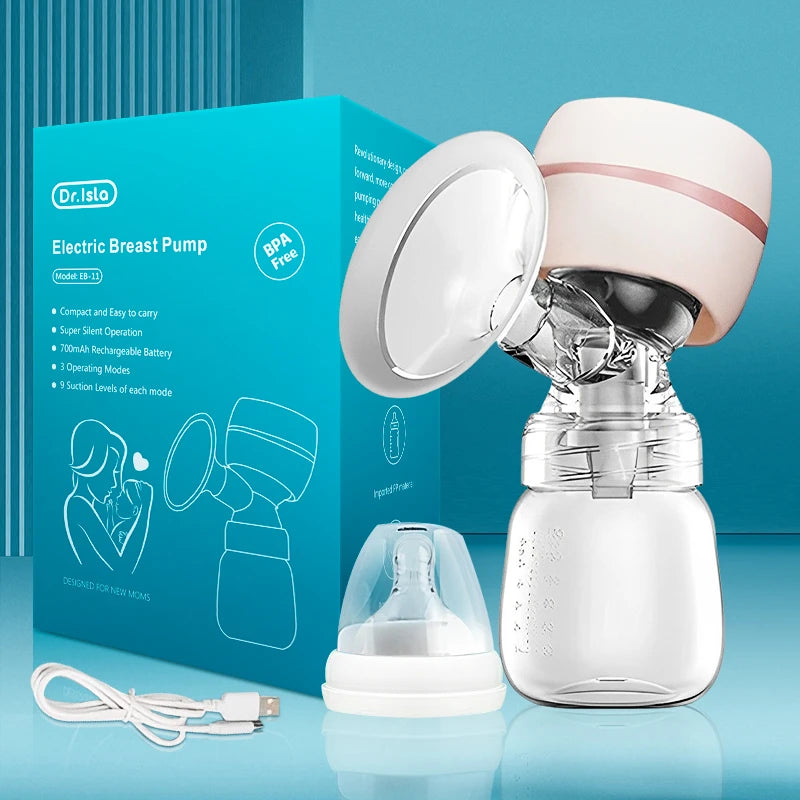 Dr.isla Portable Electric Breast Pump USB Chargable Silent Portable