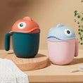 Load image into Gallery viewer, Baby Bath Shower Head Rinse Cup Cartoon Shark Cute Shower Washing
