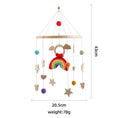 Load image into Gallery viewer, Baby Crib Mobile Bed Bell Rattle Toys Wooden Crochet Stars Pendant Bed
