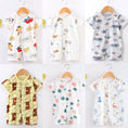 Load image into Gallery viewer, Newborn Boy Girl Summer Cotton Clothes Baby Short-Sleeved Thin Romper
