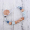 Load image into Gallery viewer, Baby Pacifier Clips Personalised Name Dummy Nipple Holder Chain
