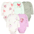 Load image into Gallery viewer, 3-5 PCS/LOT Soft Cotton Baby Bodysuits Long Sleeve Newborn Baby
