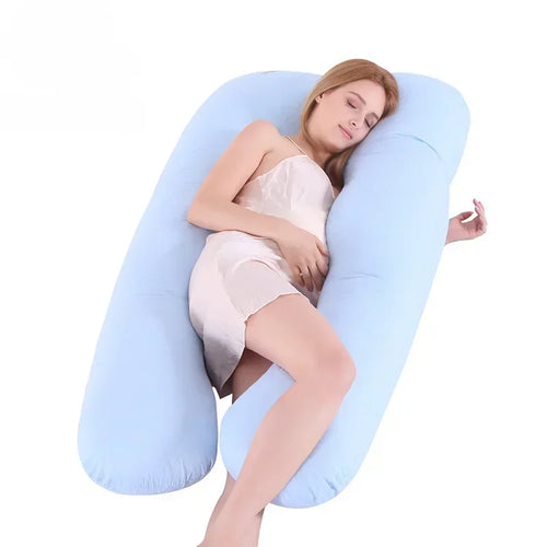 U-shaped Pregnancy Pillow Pure Cotton Lumbar Support Backrest Pillow