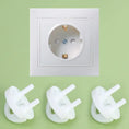 Load image into Gallery viewer, White Electrical Safety Socket Protective Cover Baby Care Safe Guard
