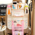 Load image into Gallery viewer, Cartoon Baby Car Seat Back Storage Bag, Large Capacity
