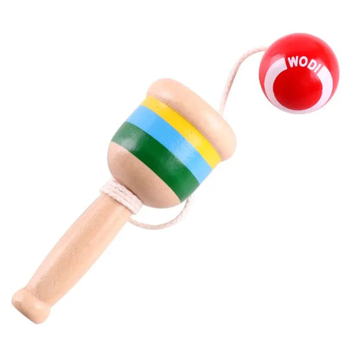 Montessori Toy Wooden Skill Sword Cup Develop Intelligence Smooth Toys