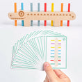 Load image into Gallery viewer, Montessori Wooden Toy Color Matching Games Puzzle Learning Set Fine
