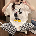 Load image into Gallery viewer, Disney Cartoon Mickey Winnie Snow White Pajamas Ladies Summer Short
