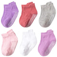 Load image into Gallery viewer, 6Pairs/Lot Cotton Kids Anti-Slip Boat Socks Casual Baby Boys Girls
