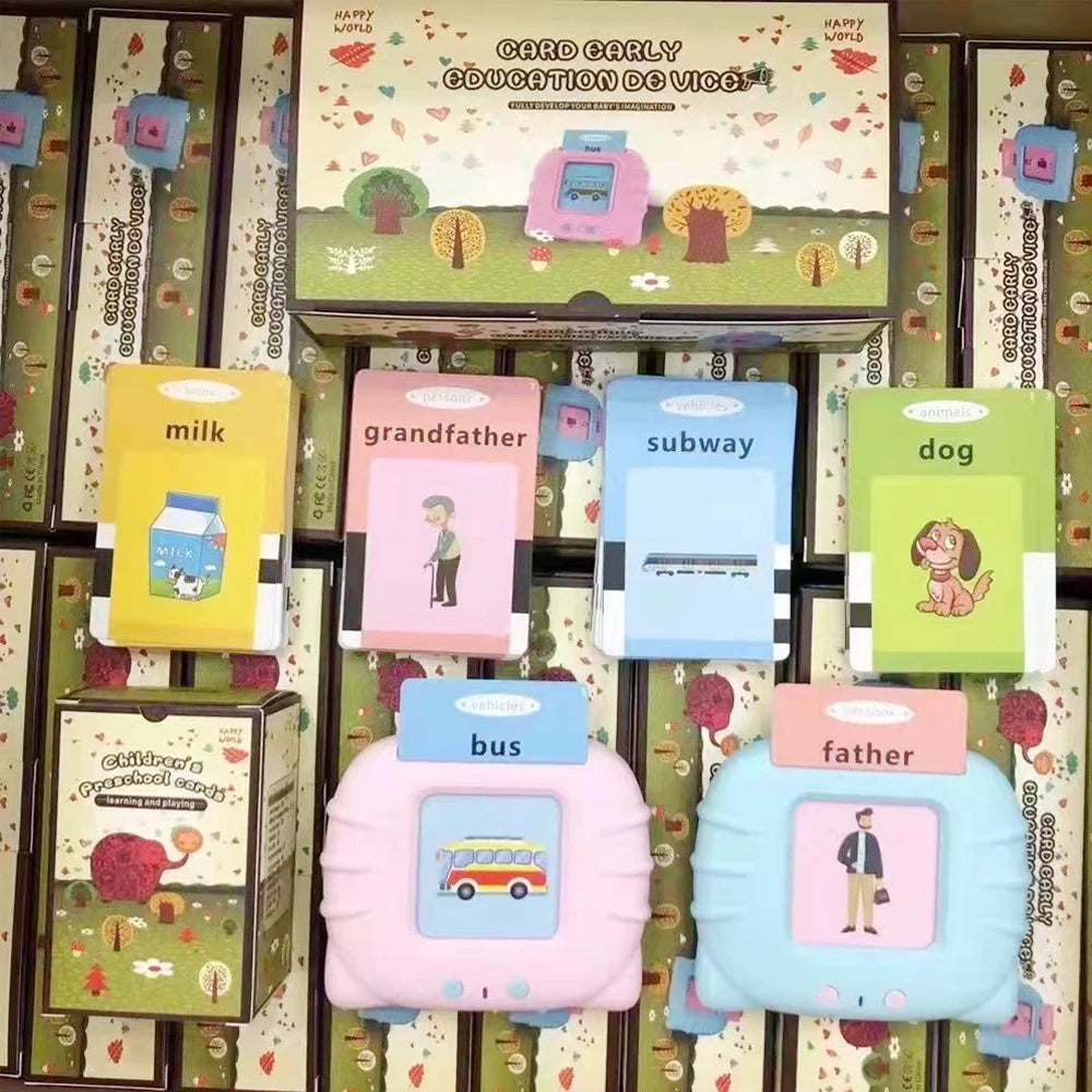 Talking FlashCards for Kids Electronic Early Education Machine