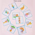 Load image into Gallery viewer, Wooden Animal Stacking Block Game Shape Matching Puzzle Balance Toy
