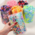 Load image into Gallery viewer, 20/50/100PCS Colorful Basic Nylon Ealstic Hair Ties for Girls Ponytail
