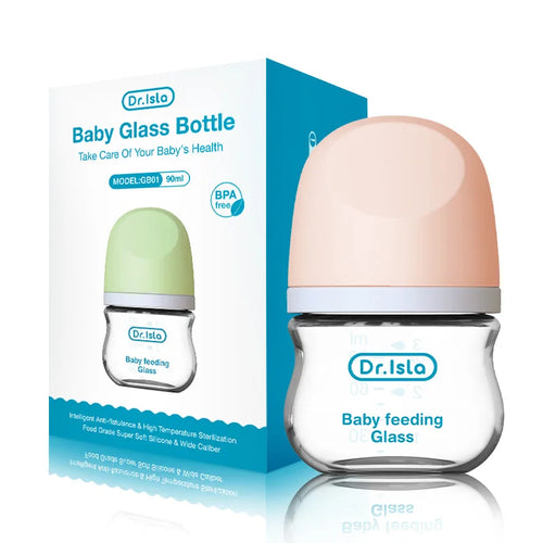 Dr.isla Anti-Choke Baby Bottle Newborn Glass Bottles 90/160ML