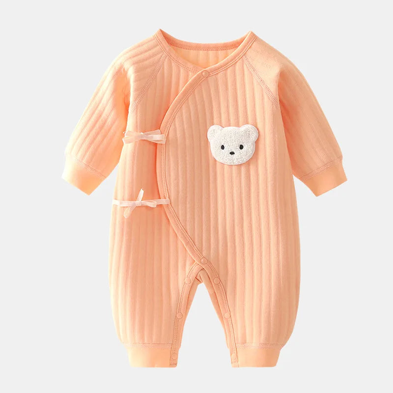 Boys Girls Bodysuit Newborn Onesie Clothes Cotton Toddler Home Wear