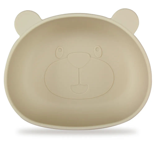 BPA Free Silicone Panda Dishes for Baby 2Pcs/1Set Silicone Baby