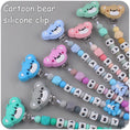 Load image into Gallery viewer, Baby Handmade Personalized Name Clips Cartoon Silicone Beads Pacifier
