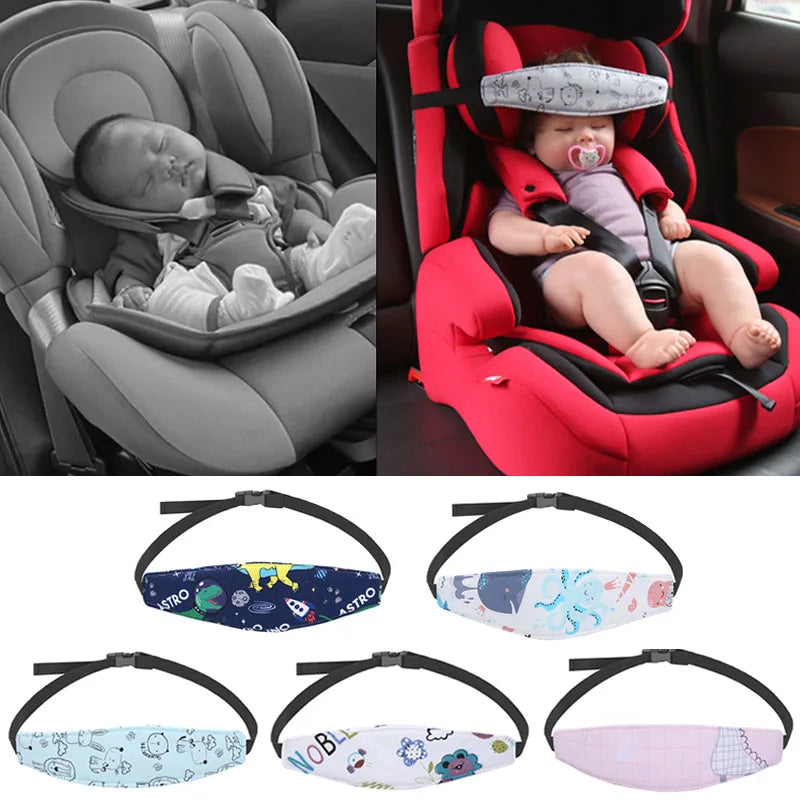 Infant Baby Car Seat Head Support Children Belt Fastening Belt