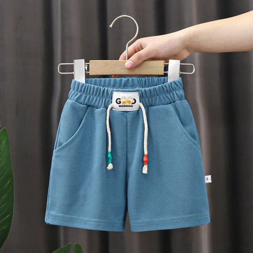 New Summer Boys Shorts Candy Color Beach Shorts for Kids Casual