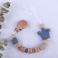 Load image into Gallery viewer, INS Personalized Name Baby Pacifier Clips Crown Teethers Dummy Nipple
