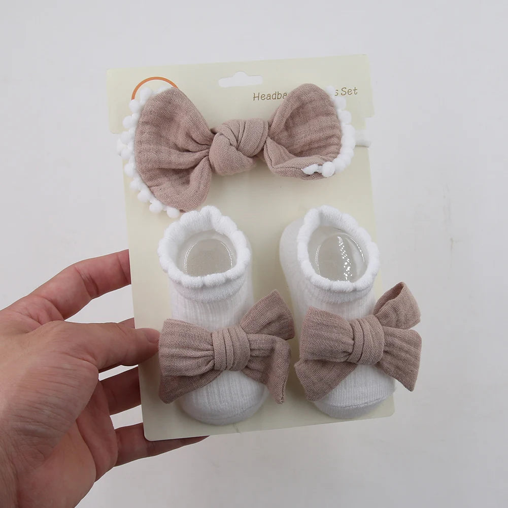 3Pcs/Set Newborn Baby Girls Leg Ruffled Long Cotton Cute Socks Kid