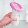 Load image into Gallery viewer, Portable silicone hand breast pump Breast milk reservoir Maternity
