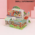 Load image into Gallery viewer, 3D Paper Puzzle Montessori Miniature Houses Funny Carton Construction
