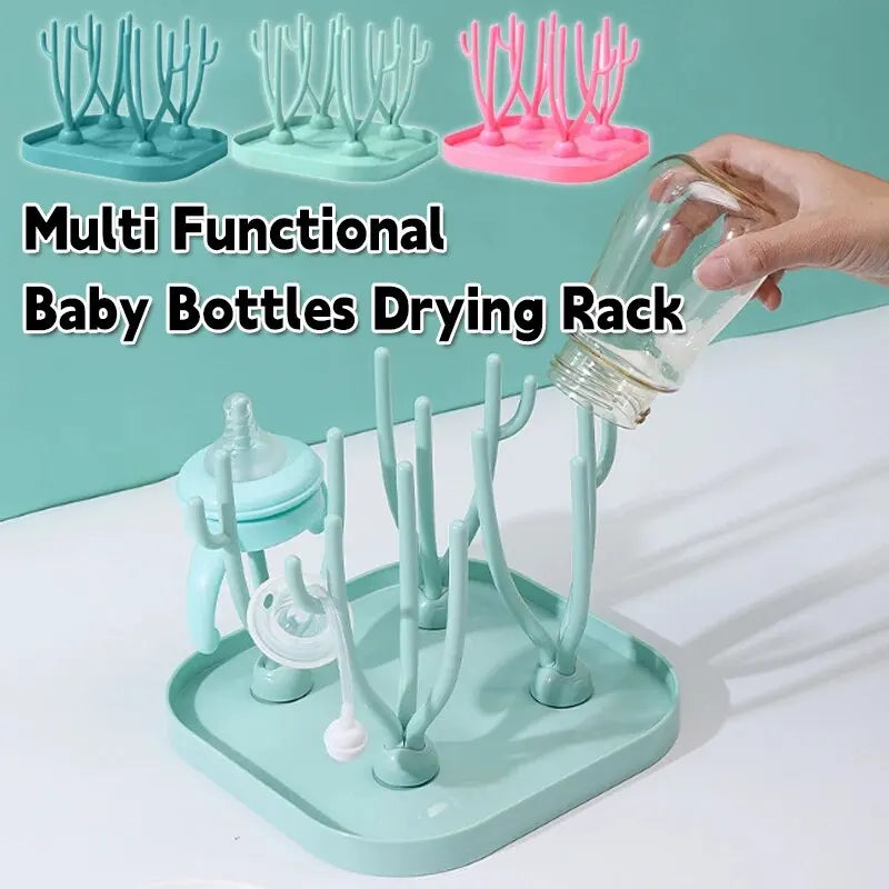 Multi Functional Removable Baby Bottle Dry Rack Pacifiers Teat Cup