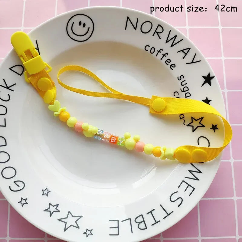 New Baby Pacifier Clip Chain Dummy Holder For Nipples Children