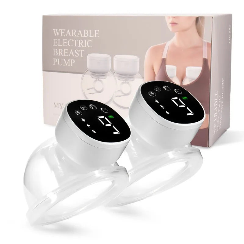 Wearable Breast Pump Electric Handsfree BPA Free 3 Modes 9 Levels USB