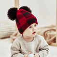 Load image into Gallery viewer, Parent-Child Christmas Hat Big Pompom Mother Kids Knit Beanie Cap
