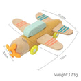 Load image into Gallery viewer, Baby Wooden Building Blocks Aircraft Manned Model Toys Montessori
