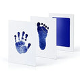 Load image into Gallery viewer, Baby Handprint Footprints Ink Pads Safe Non-toxic No-Touch Skin
