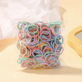 Load image into Gallery viewer, 100Pcs/bag Girls Colorful Hair Bands Set Nylon Elastic Rubber Band
