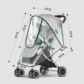 Load image into Gallery viewer, Universal Waterproof Pram Rain Cover Baby Stroller Accessories
