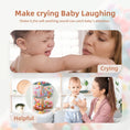 Load image into Gallery viewer, Montessori Baby Rain Stick Rainbow Hourglass Rain Music Rattle Baby
