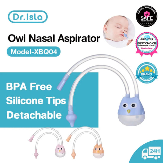 Dr.isla Newborn Baby Nasal Aspirator Nose Cleaner Sucker Suction Tool