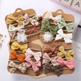 Load image into Gallery viewer, 5Pcs/Set Baby Bow Headband Lace Flower Print Nylon Cotton Hair Bands
