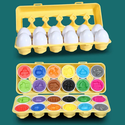 Eggs Screws 3D Puzzle Montessori Learning Education Math Toys Kids