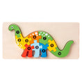 Load image into Gallery viewer, Montessori Wooden Toddler Puzzles for Kids Montessori Toys for
