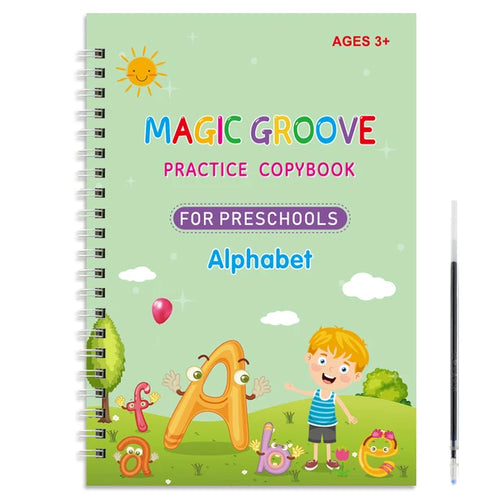 Reusable Magic Copybook Drawing Toys for Children Montessori Pen