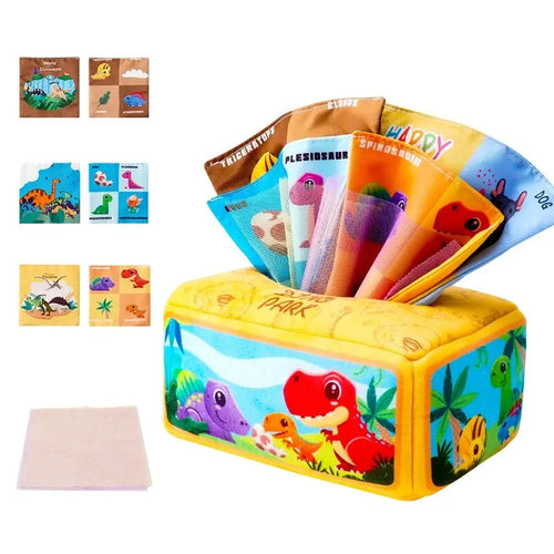 Baby Draw Paper Towel Tearing Tissue Box Baby Puzzle Early Education