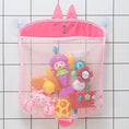 Load image into Gallery viewer, Baby Bath Toys Cute Duck Dinosaur Mesh Net Storage Bag Strong Suction
