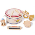 Load image into Gallery viewer, Wooden Xylophone Drum Set For Toddlers,Montessori Baby Musical
