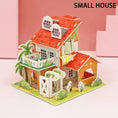 Load image into Gallery viewer, 3D Paper Puzzle Montessori Miniature Houses Funny Carton Construction
