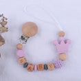 Load image into Gallery viewer, INS Personalized Name Baby Pacifier Clips Crown Teethers Dummy Nipple
