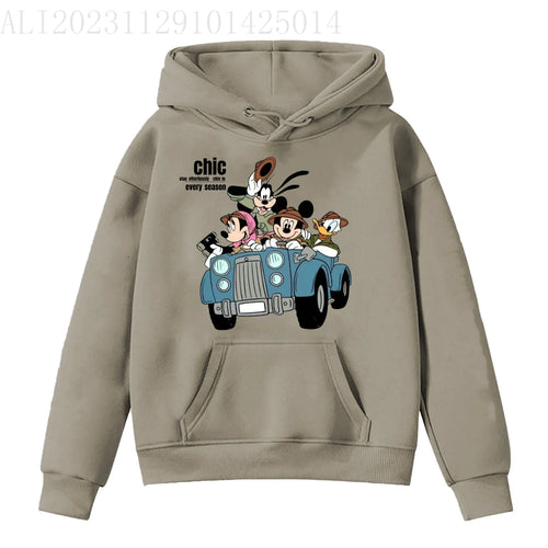 2024 new children's hoodies, children's casual hoodies, cute Mickey